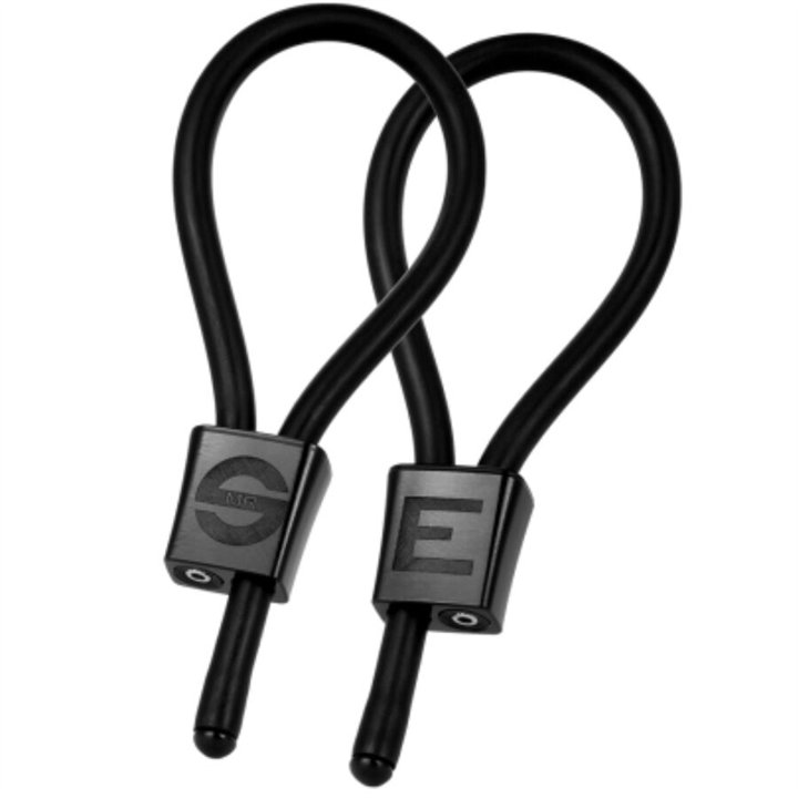 ELECTRASTIM - PRESTIGE ELECTRA LOOPS ADJUSTABLE COCK RINGS BLACK - D-243690 - Teknashop Ltd