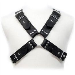 LEATHER BODY - BUCKLES HARNESS - D-205480 - Teknashop Ltd