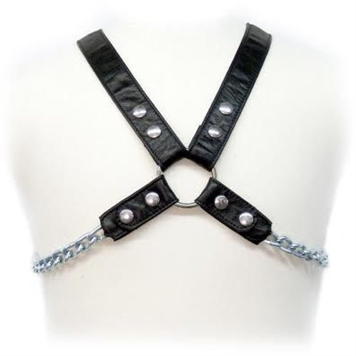LEATHER BODY - CHAIN HARNESS II - D-205481 - Teknashop Ltd