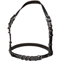 CALEXOTICS - EUPHORIA HALTER BUCKLE HARNESS BLACK - D-239246 - Teknashop Ltd