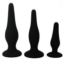 PRETTY LOVE - ANAL PLUGS SILICONE INITIATION KIT - D-213048 - Teknashop Ltd
