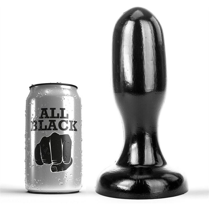 ALL BLACK - PLUG ANAL 19,5 CM - D-222810 - Teknashop Ltd