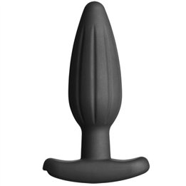 ELECTRASTIM - SILICONE BLACK ROCKER BUTT PLUG MEDIUM - D-227114 - Teknashop Ltd