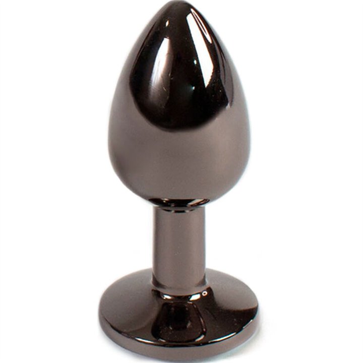SECRETPLAY - GUNMETAL BUTT PLUG SMALL SIZE 7 CM - D-234738 - Teknashop Ltd