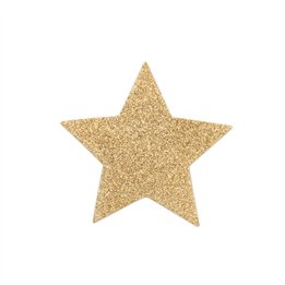 BIJOUX INDISCRETS - FLASH GOLDEN STAR NIPPLE COVERS - D-197939 - Teknashop Ltd