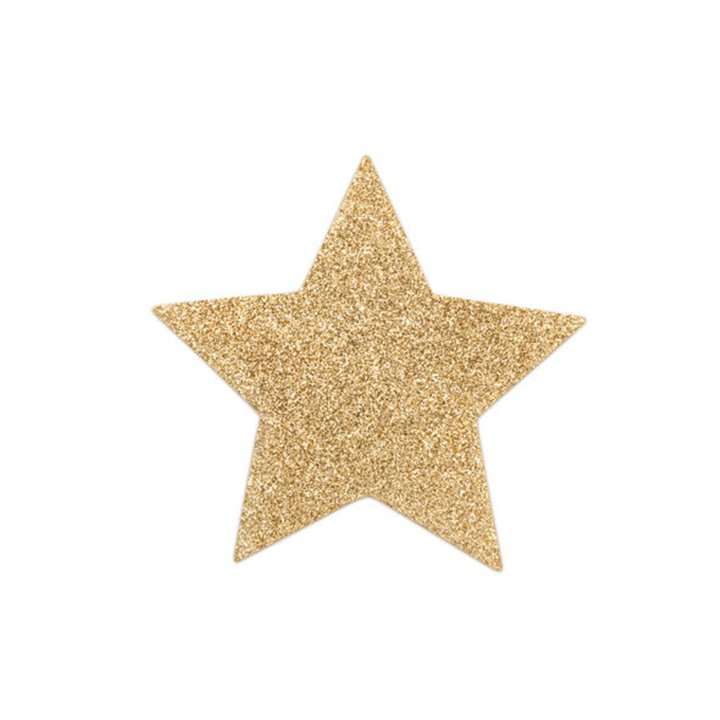 BIJOUX INDISCRETS - FLASH GOLDEN STAR NIPPLE COVERS - D-197939 - Teknashop Ltd