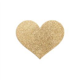 BIJOUX INDISCRETS - FLASH GOLDEN HEART NIPPLE COVERS - D-197941 - Teknashop Ltd