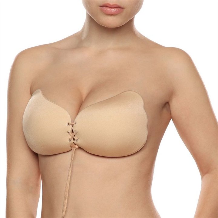 BYE-BRA - LACE-IT ENHANCEMENT PUSH-UP BEIGE CUP B - D-215772 - Teknashop Ltd