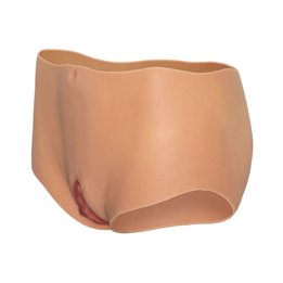 HIDDEN DESIRE - ALTER EGO OPEN VAGINA & ASS BRIEF MEDIUM WAIST FLESH - D-241492 - Teknashop Ltd