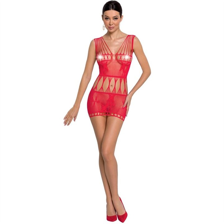 PASSION - WOMAN BS090 RED BODYSTOCKING ONE SIZE - D-228677 - Teknashop Ltd