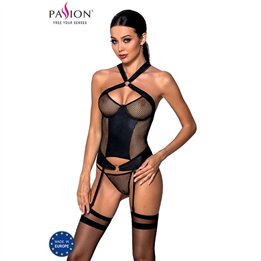 PASSION - AMANDA CORSET ECOLOGICAL LEATHER L/XL - D-229654 - Teknashop Ltd