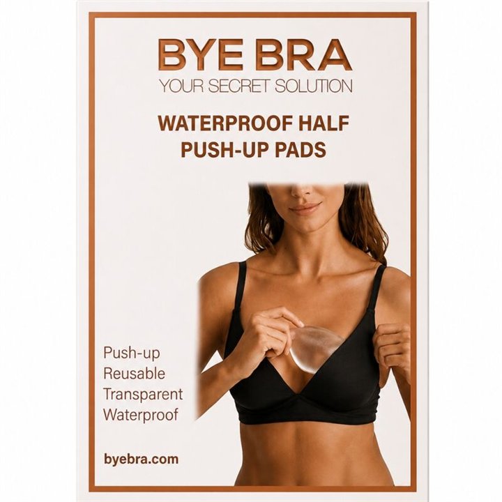BYE-BRA - SEMI PADS PUSH-UP TRASPARENT - D-215780 - Teknashop Ltd