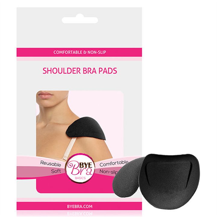 BYE-BRA - SHOULDER PROTECTORS SUPPORT BLACK - D-215783 - Teknashop Ltd