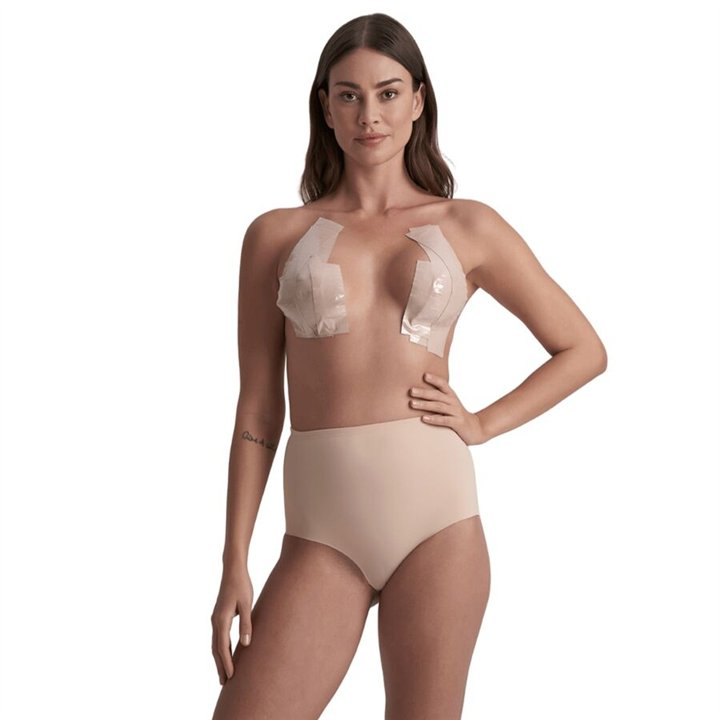 BYE-BRA - BODY TAPE DOUBLE SIDED DOUBLE SIDED TAPE BEIGE ONE SIZE 5 X 500 CM - D-245478 - Teknashop Ltd