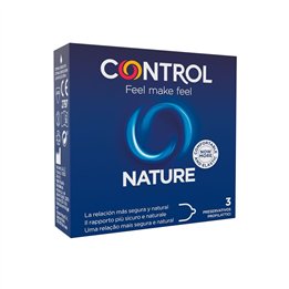CONTROL - ADAPTA NATURE CONDOMS 3 UNITS - D-194268 - Teknashop Ltd