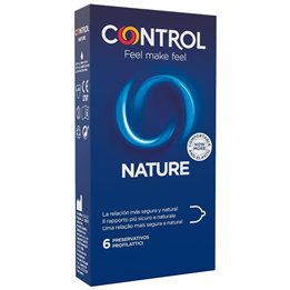 CONTROL - ADAPTA NATURE CONDOMS 6 UNITS - D-194270 - Teknashop Ltd