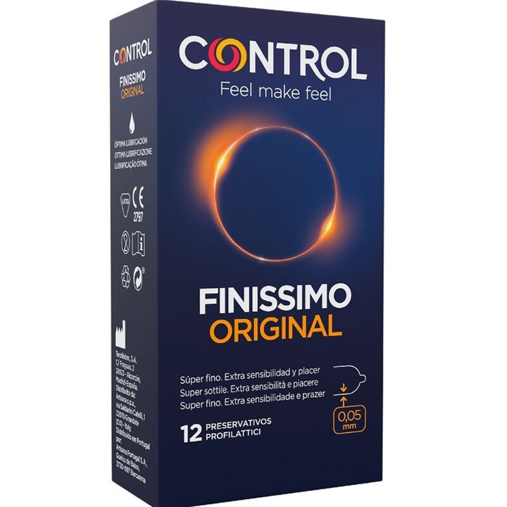 CONTROL - FINISSIMO CONDOMS 12 UNITS - D-194279 - Teknashop Ltd