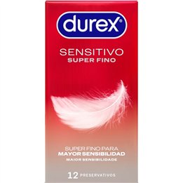 DUREX - SUPER THIN SENSITIVE 12 UNITS - D-194988 - Teknashop Ltd