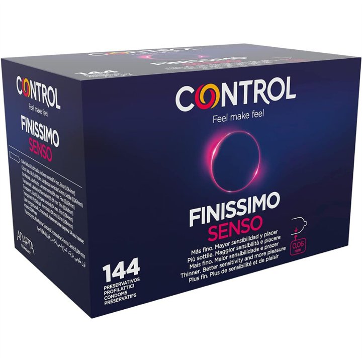 CONTROL - FINISSIMO SENSO CONDOMS 144 UNITS - D-197932 - Teknashop Ltd