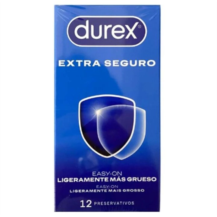 DUREX - EXTRA SEGURO 12 UNITS - D-202781 - Teknashop Ltd