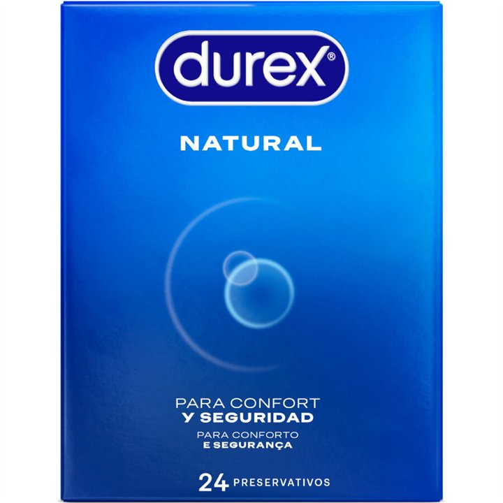 DUREX - NATURAL CONDOMS 24 UNITS - D-202785 - Teknashop Ltd