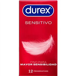 DUREX - SENSITIVE CONDOMS 12 UNITS - D-202792 - Teknashop Ltd