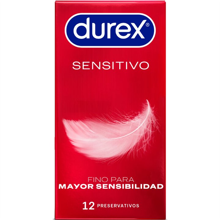 DUREX - SENSITIVE CONDOMS 12 UNITS - D-202792 - Teknashop Ltd