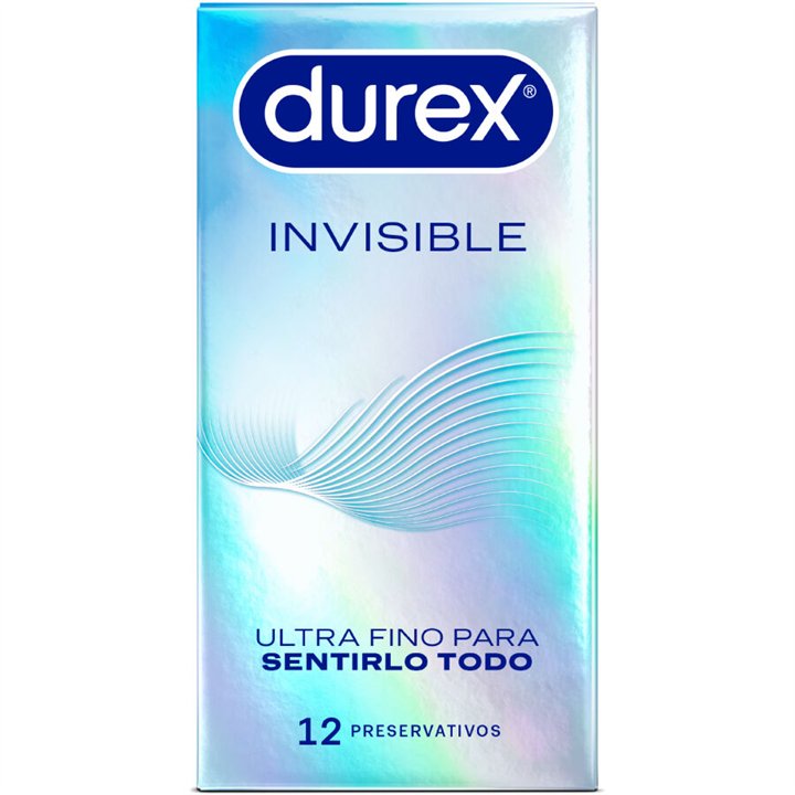 DUREX - ULTRA THIN INVISIBLE CONDOMS 12 UNITS - D-208161 - Teknashop Ltd