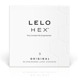 LELO - HEX CONDOM BOX 3 UNITS - D-211714 - Teknashop Ltd