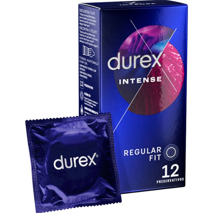 DUREX - INTENSE ORGASMIC 12 UNITS - D-211756 - Teknashop Ltd