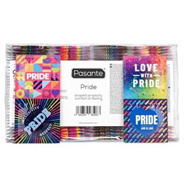 PASANTE - FORMAT GAY PRIDE 144 PACK CONDOMS (BAG) - D-225583 - Teknashop Ltd