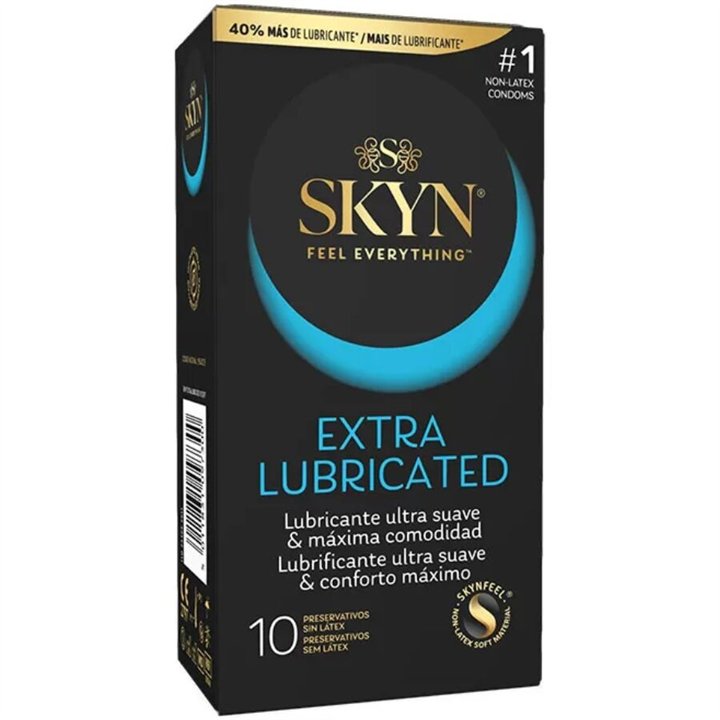 SKYN - EXTRA LUBRICATED CONDOM 10 UNITS - D-243341 - Teknashop Ltd