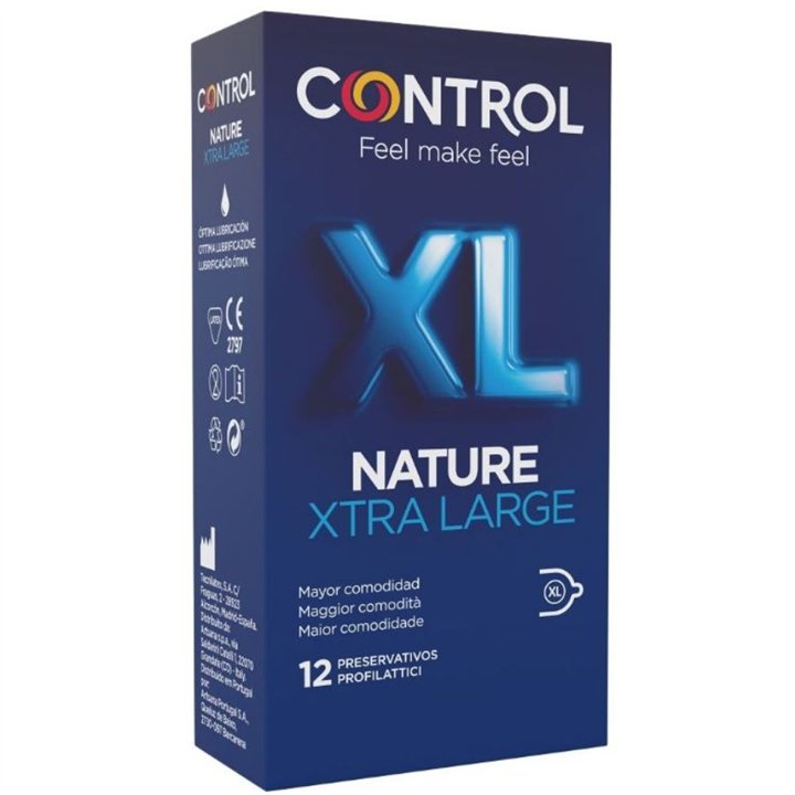 CONTROL - ADAPTA NATURE XL CONDOMS 12 UNITS - D-194271 - Teknashop Ltd