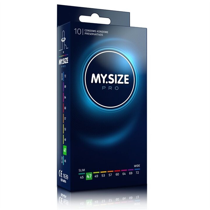 MY SIZE - PRO CONDOMS 47 MM 10 UNITS - D-228858 - Teknashop Ltd
