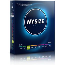 MY SIZE - PRO CONDOMS 49 MM 3 UNITS - D-228861 - Teknashop Ltd