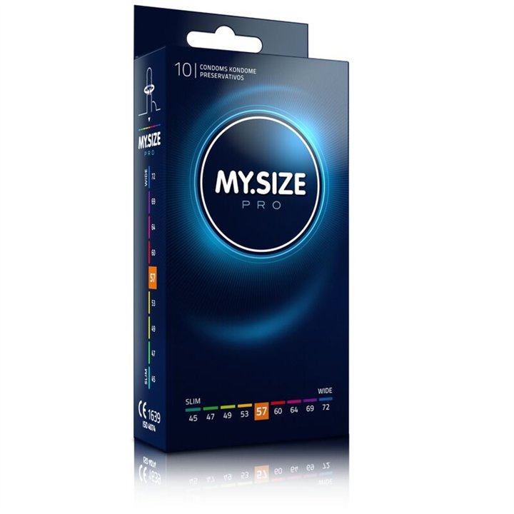 MY SIZE - PRO CONDOMS 57 MM 10 UNITS - D-228868 - Teknashop Ltd