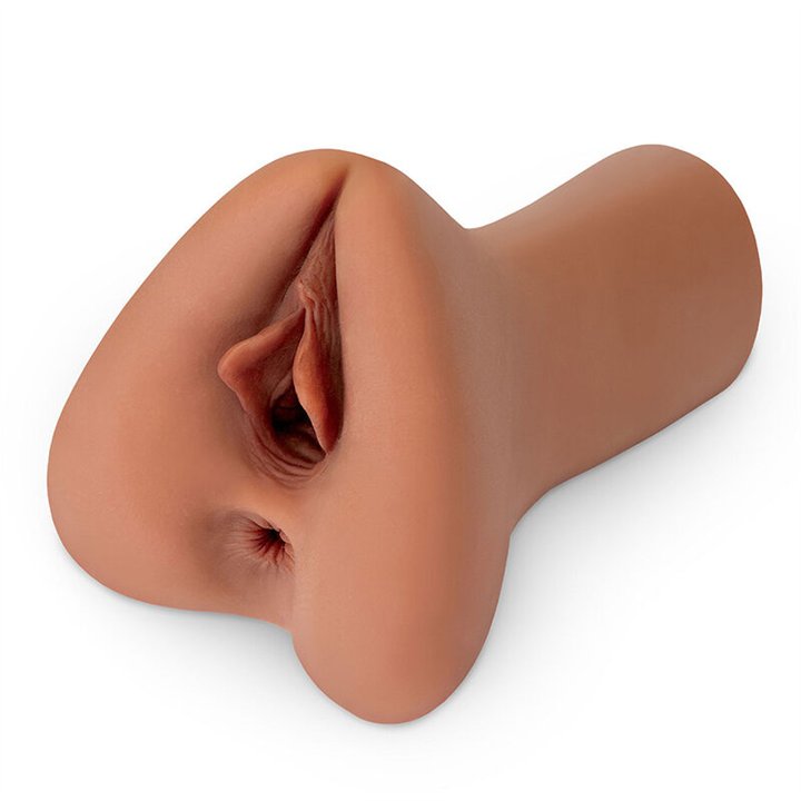 PDX PLUS - PICK YOUR PLEASURE XL REALISTIC STROKER BROWN - D-241509 - Teknashop Ltd