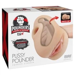 PDX PLUS - REALISTIC VAGINA PUSSY POUNDER SQUEEZE STROKER 18 CM - D-246211 - Teknashop Ltd