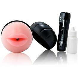 BAILE - MOUTH MASTURBATOR WITH VIBRATOR 7 RHYTHMS - D-194018 - Teknashop Ltd