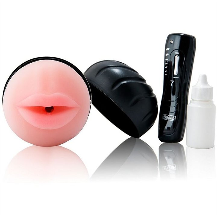 BAILE - MOUTH MASTURBATOR WITH VIBRATOR 7 RHYTHMS - D-194018 - Teknashop Ltd