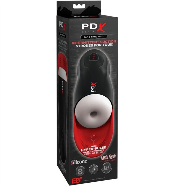 PDX ELITE - STROKER FAP-O-MATIC PRO WITH TESTICLE BASE - D-236584 - Teknashop Ltd