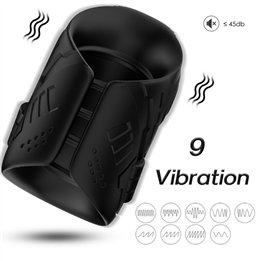 ARMONY - MASTURBATOR & VIBRATOR BLACK - D-237951 - Teknashop Ltd