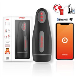 ONINDER - SEOUL RECHARGEABLE MALE MASTURBATOR 10 SPEED - FREE APP - D-239513 - Teknashop Ltd