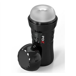 PDX EXTREME - SLIDE & GLIDE SELF-LUBRICATING MASTURBATOR CLEAR - D-241523 - Teknashop Ltd