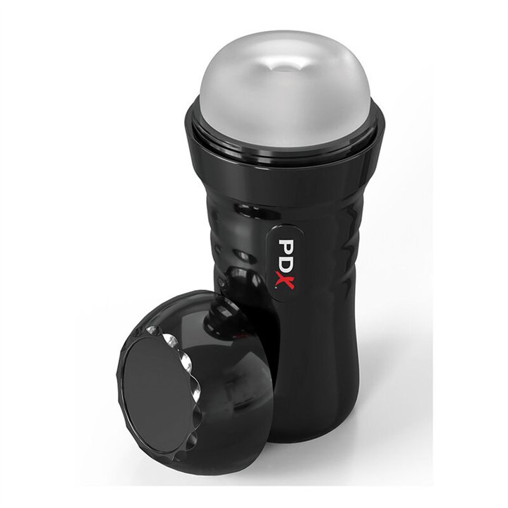PDX EXTREME - SLIDE & GLIDE SELF-LUBRICATING MASTURBATOR CLEAR - D-241523 - Teknashop Ltd