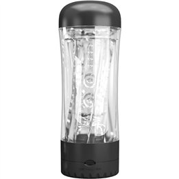 PRETTY LOVE - TAMARA MALE MASTURBATOR MULTI-SPEED VIBRATOR BLACK - D-242491 - Teknashop Ltd