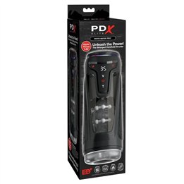 PDX ELITE - MOTO-BATOR PRO THRUSTING STROKER AUTOMATIC VIBRATING AND WARMING MASTURBATOR 26.5 CM - D-246201 - Teknashop Ltd