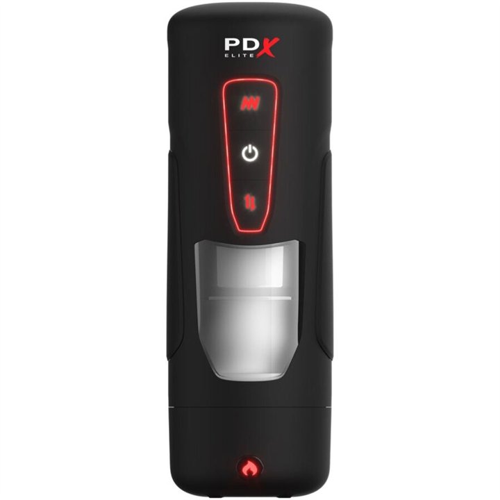 PDX ELITE - MILK ME HOTTER AUTOMATIC MASTURBATOR WITH THRUSTING AND HEAT EFFECT VIBRATION - RD550-23 - Teknashop Ltd