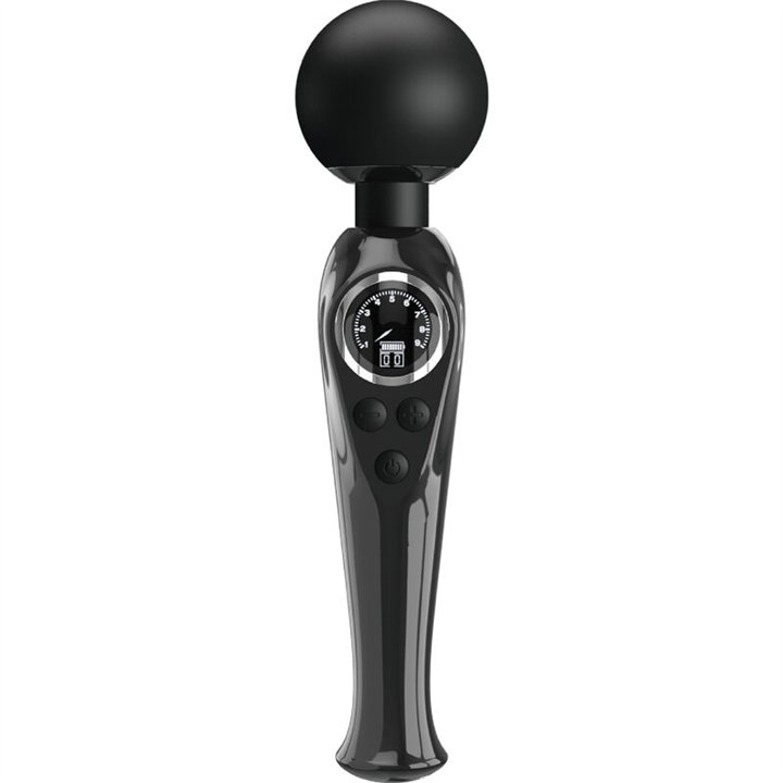 PRETTY LOVE - SKYLER VIBRATOR WAND BLACK - D-237397 - Teknashop Ltd