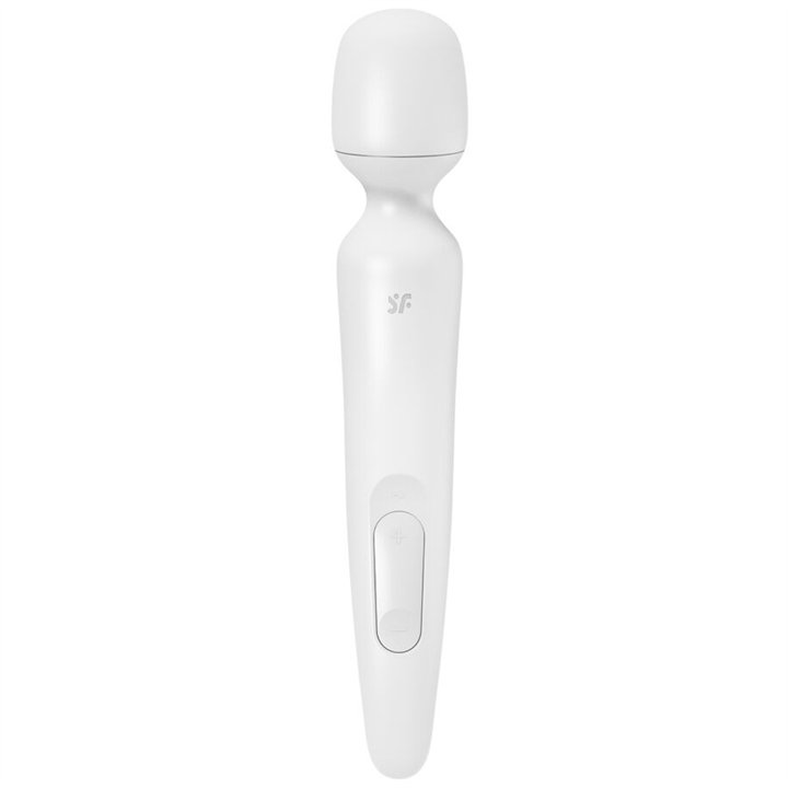 SATISFYER - WAND ERLAND VIBRATING MASSAGER WHITE - D-244013 - Teknashop Ltd